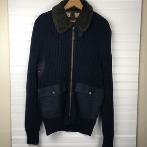 Cockpit CPT Vintage Navy Knit Coat